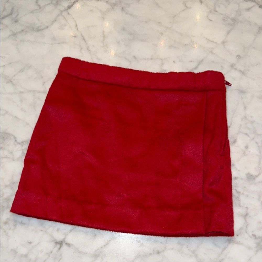 H & M Kids Elegant Red Mini Skirt 2/3Y